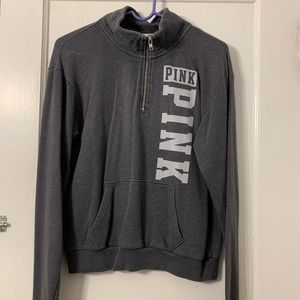 PINK Pullover XS Gray